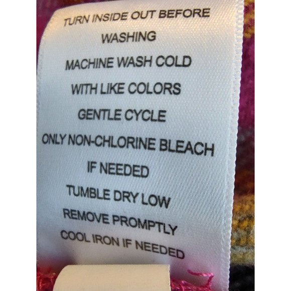 So Woman's Pink Plaid Wool Blend Shacket Size XL Cropped Slash Pockets Buttons - Picture 12 of 13